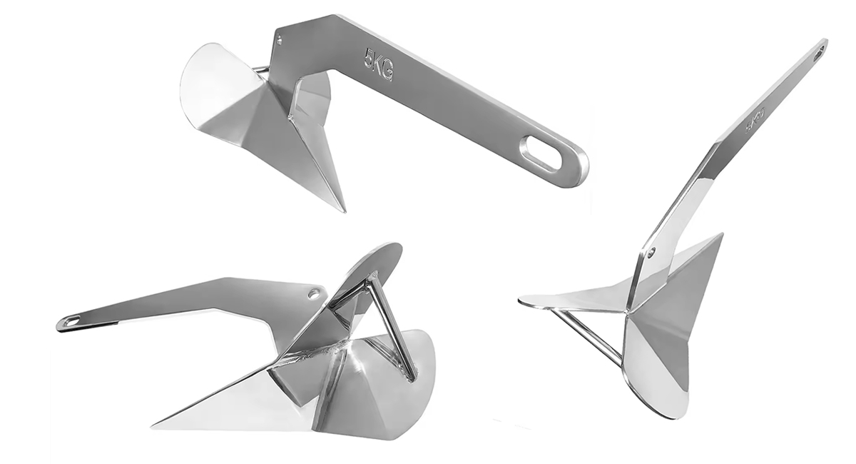 Biểu đồ kích thước neo thuyền cánh Delta
