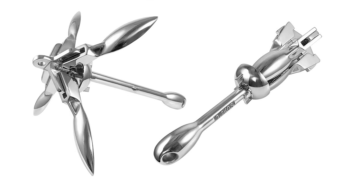 Biểu đồ kích thước neo thuyền Grapnel gấp