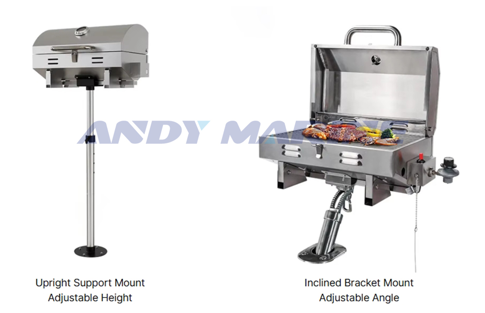 Máy nướng khí propane di động với giá treo