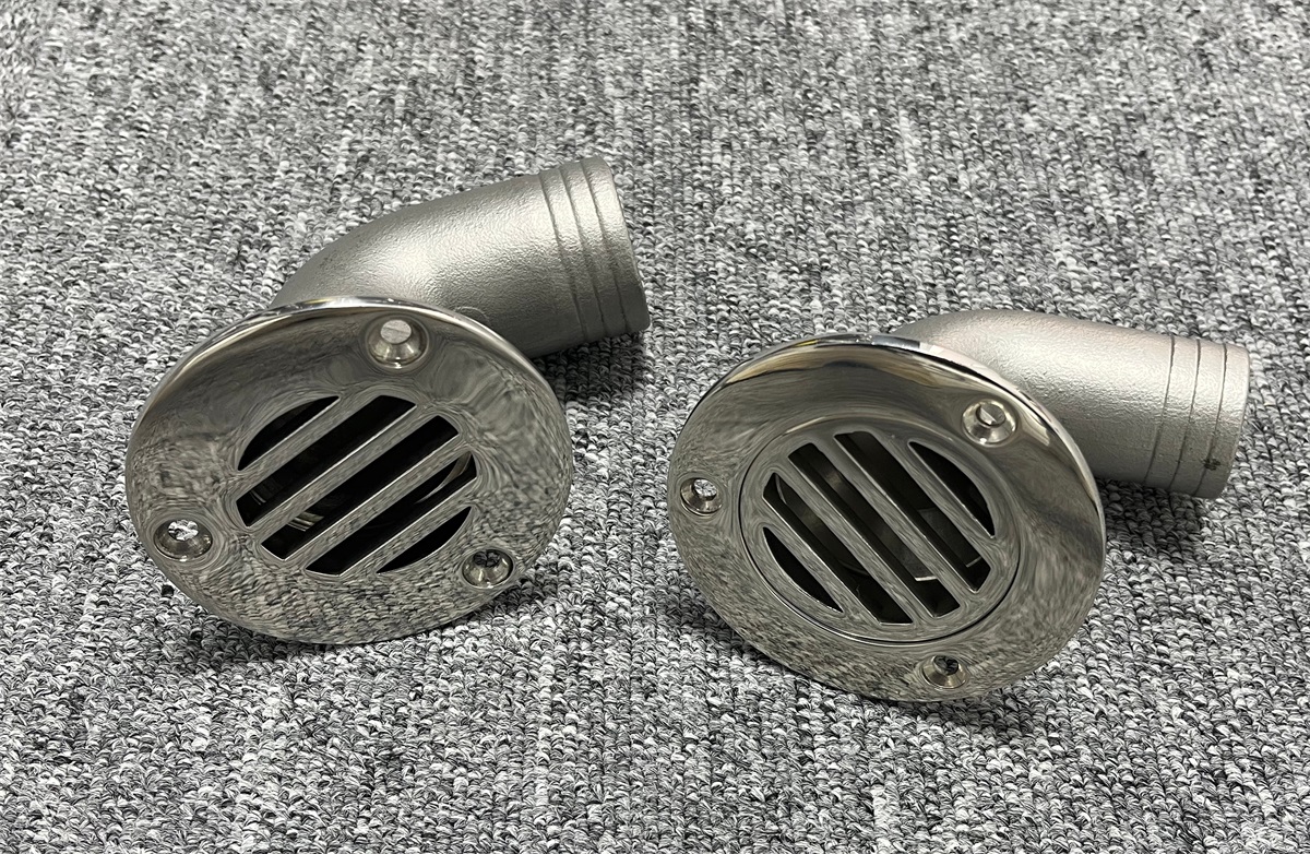 Ống xả buồng lái 90 độ bằng thép không gỉ 316 cho thuyền