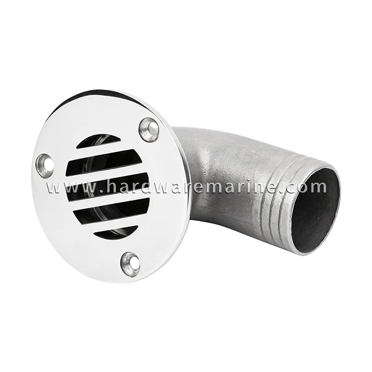 Thép không gỉ không gỉ 90 độ Thoát nước Thoát nước SCUPPER