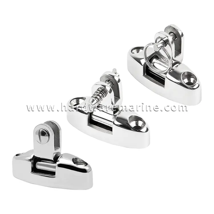 316 Thép không gỉ Điều chỉnh Thuyền 180 độ Bimini Boom Boong Sắp xếp bản lề