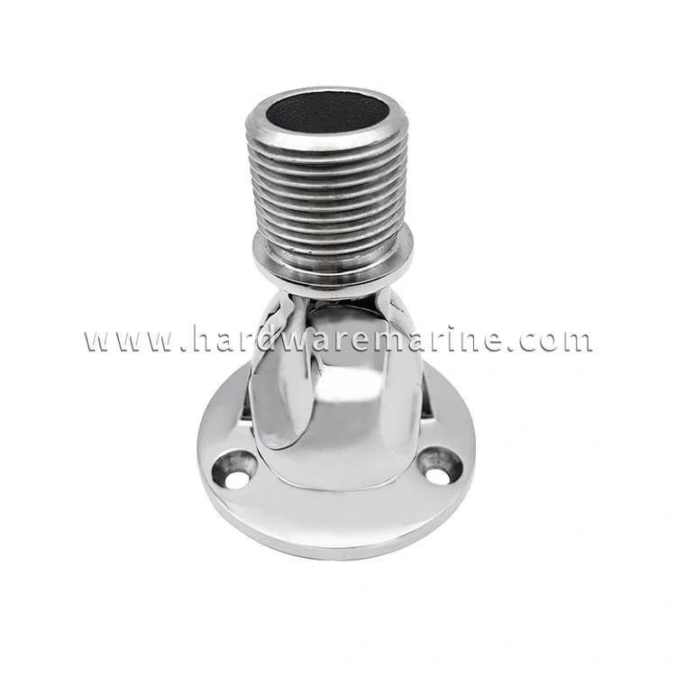 316 Cơ sở ăng -ten biển bằng thép không gỉ với đầu chủ đề