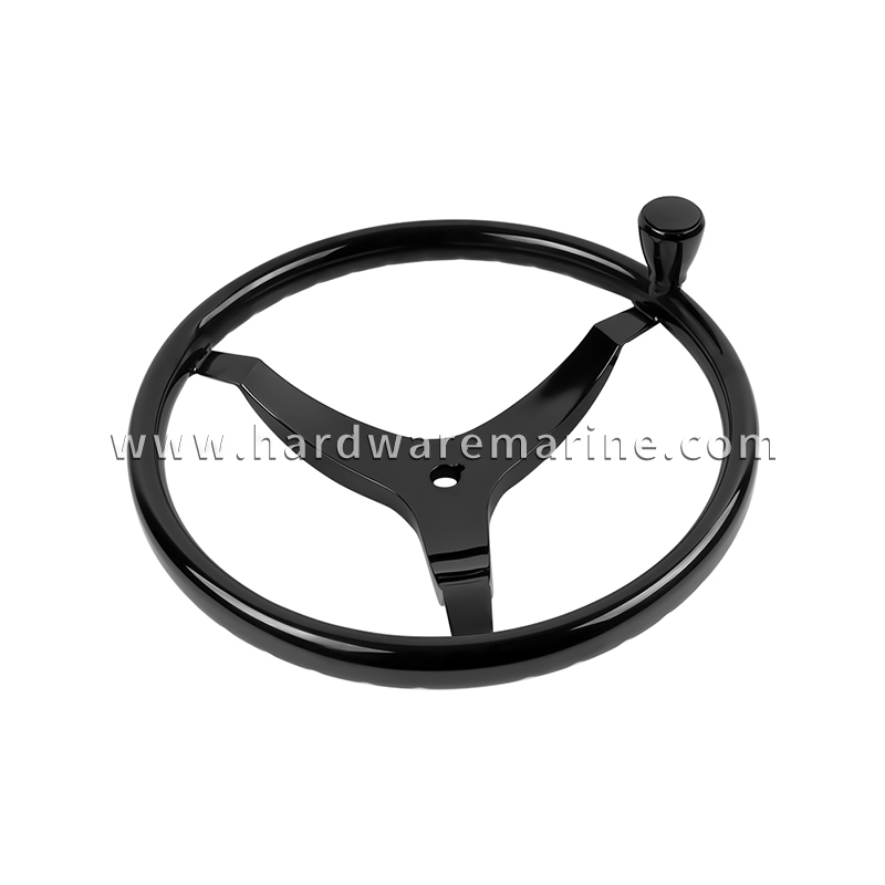 Vô lăng PVD đen với núm nâng cấp