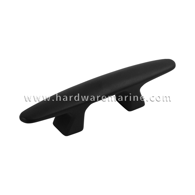 Màu đen mờ hạng nặng Marine Boat Cleat Thép không gỉ