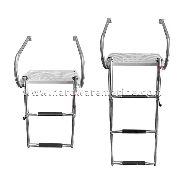 Thép bằng thép không gỉ gấp kính thiên văn 2/3 bước với nền tảng